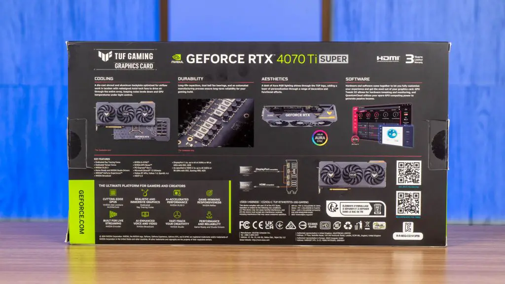 ASUS TUF GAMING GeForce RTX 4070 Ti SUPER 02