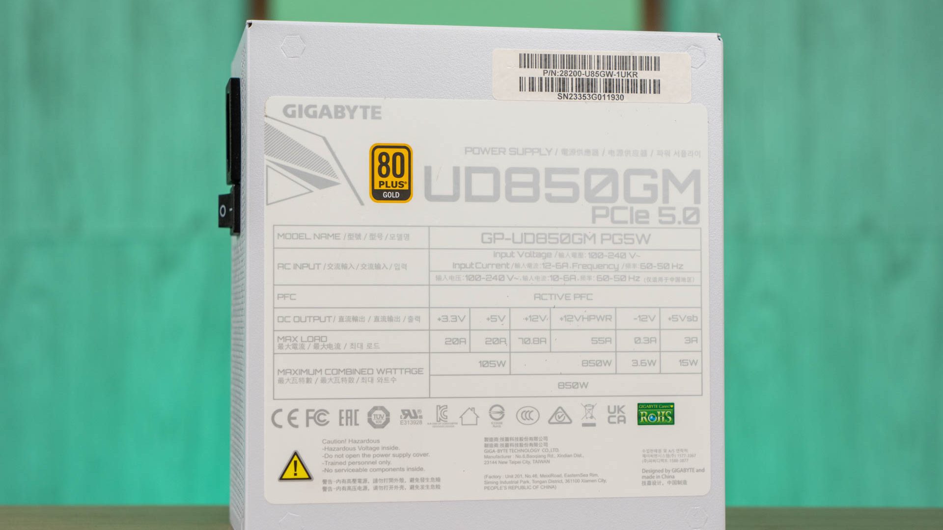 Gigabyte UD 850W 08 Gigabyte UD 850W 08
