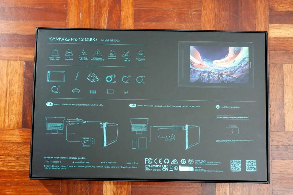 Huion Kamvas Pro 13 02