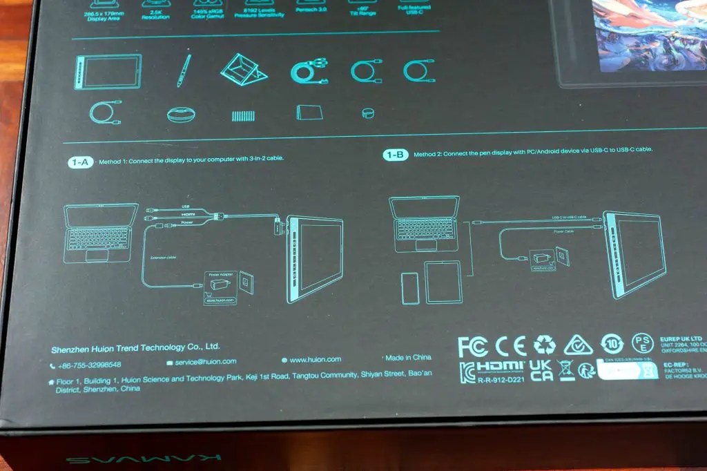 Huion Kamvas Pro 13 04