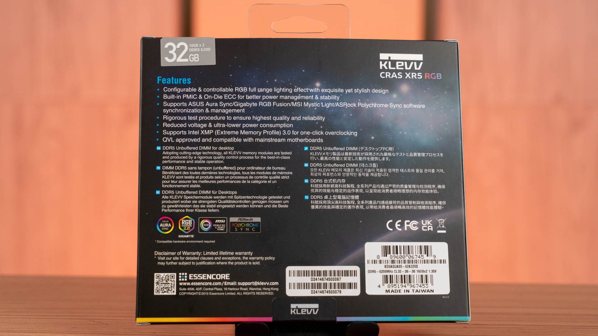 KLEVV CRAS XR5 RGB 02 KLEVV CRAS XR5 RGB 02