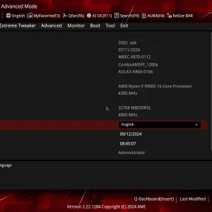 ASUS ROG X870E Hero BIOS (1)