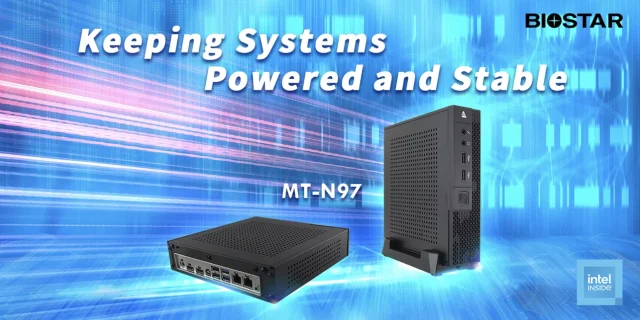 BIOSTAR MT N97 fanless industrial computer announced featured