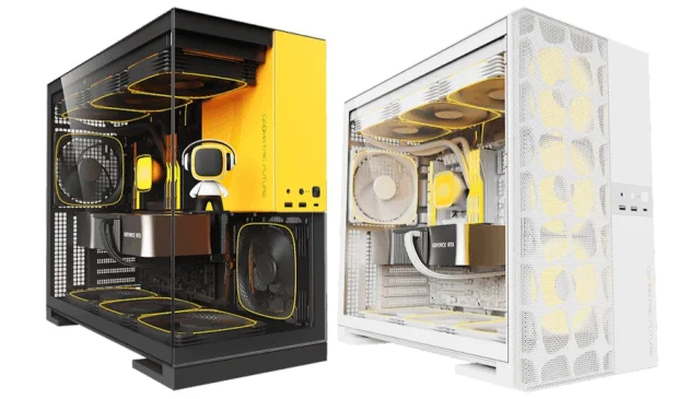 Geometric Future Model 5 Glass and Vent PC case featured